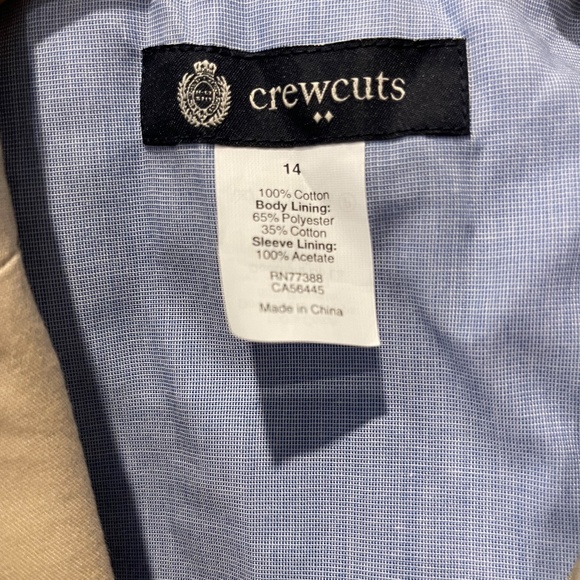 Crewcuts Kids Khaki Blazer - Picture 3 of 3